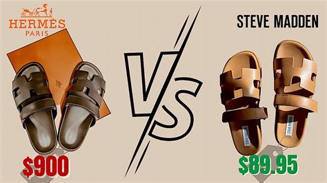 hermes dupe sandalen|Hermes sandals vs steve madden.